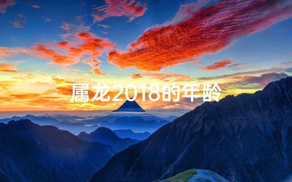 属龙2018的年龄