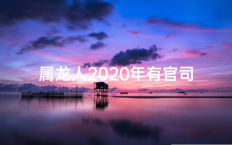 属龙人2020年有官司吗—属龙人2020年官非运势揭秘：有官司风险吗？