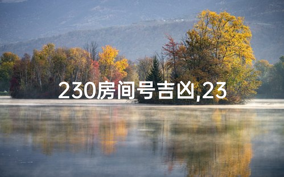 230房间号吉凶,230房间号：吉凶之谜，揭秘你的运势密码