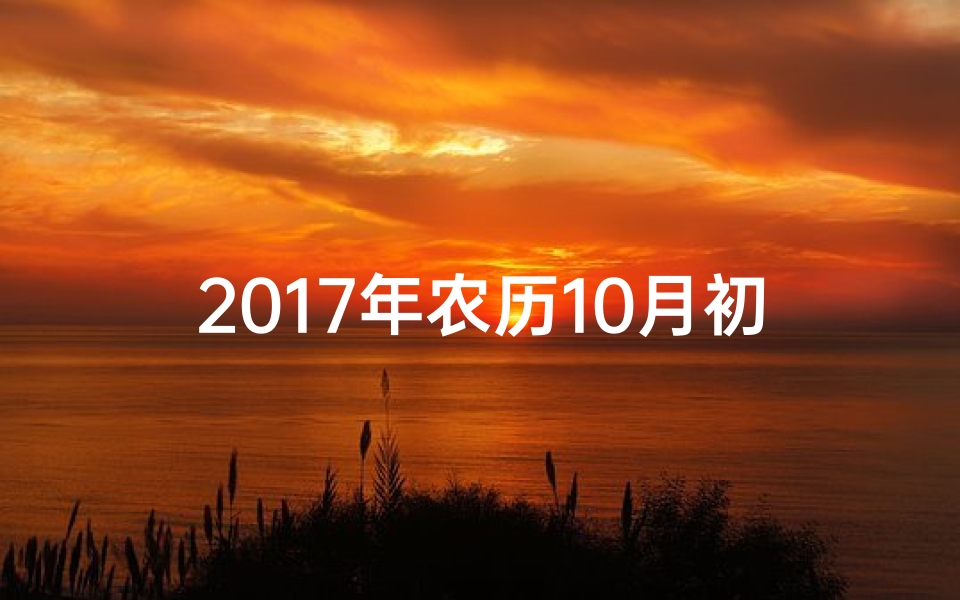 2017年农历10月初二是什么星座;《2017十月初二命格揭秘：运势与人生启示》