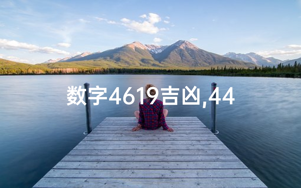 数字4619吉凶,4474数字吉凶