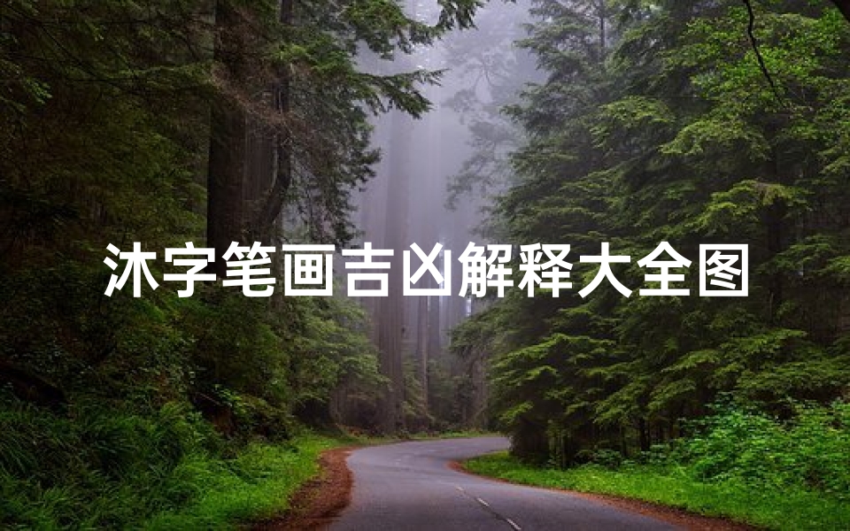 沐字笔画吉凶解释大全图;《沐字笔画吉凶详解大全：探寻笔画背后的运势奥秘》