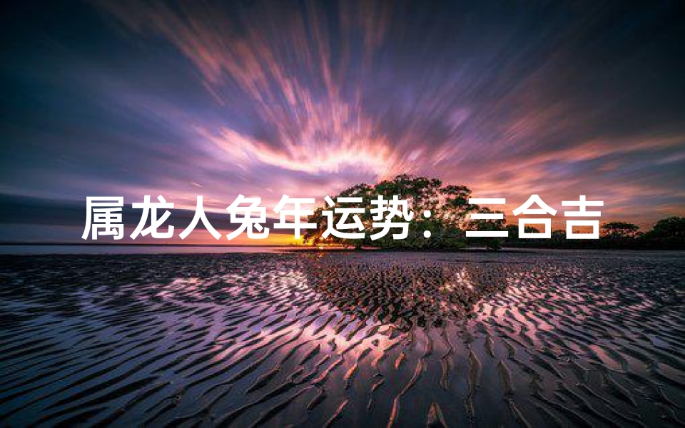 属龙人兔年运势：三合吉星助力大揭秘