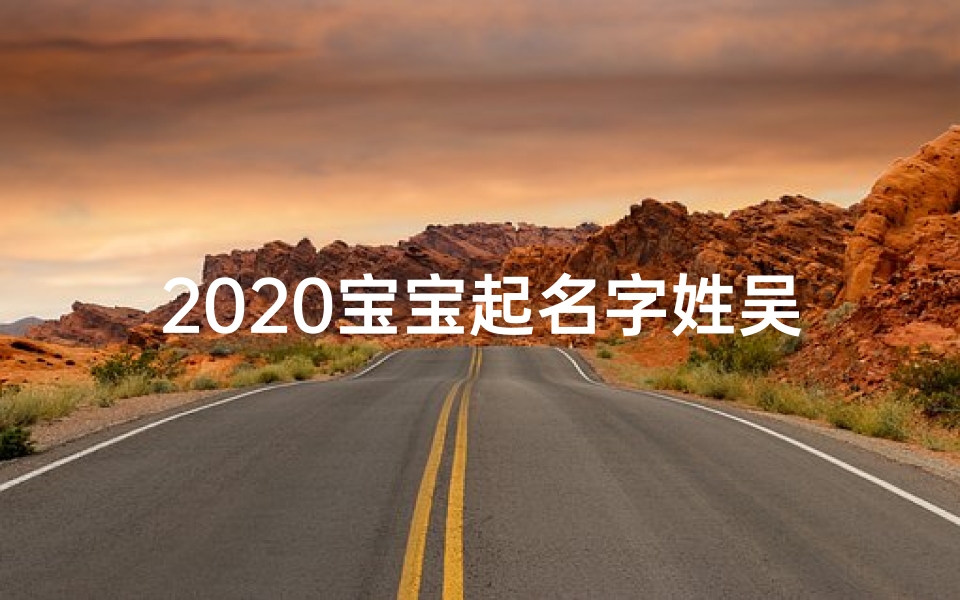 2020宝宝起名字姓吴,宝宝取名姓吴