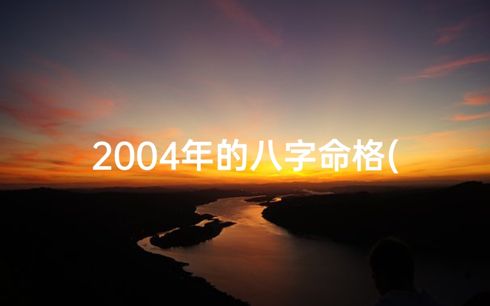 2004年的八字命格(2004年八字命格：揭秘命运转折点)