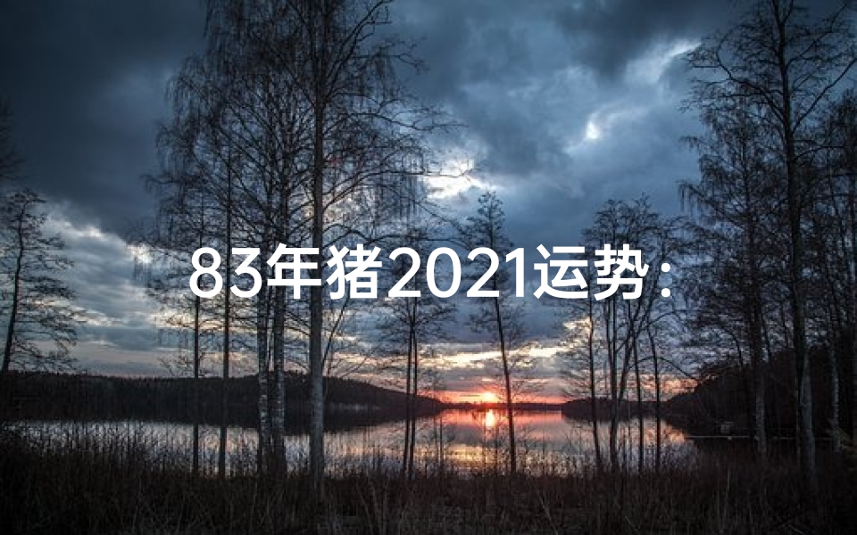 83年猪2021运势：新岁飞跃，运势亨通